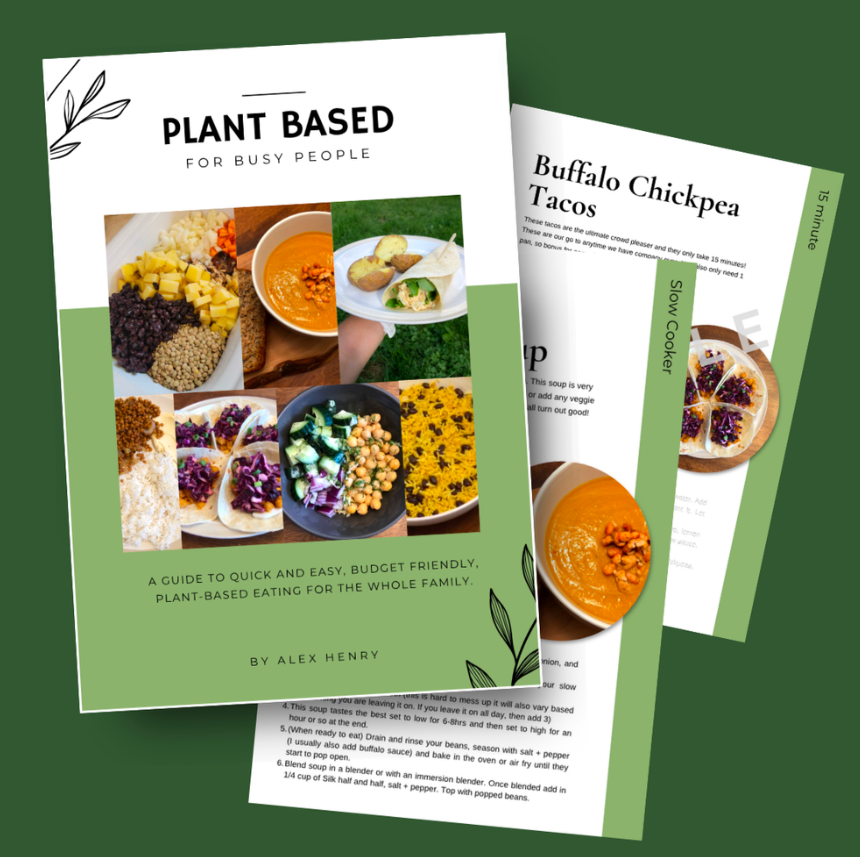 Plant Based For Busy People Cookbook